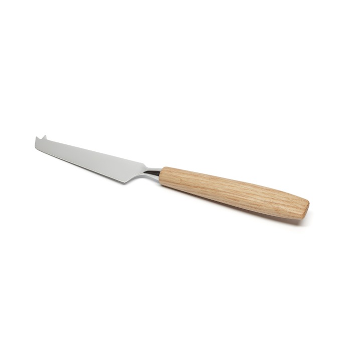 Bjørklund - Ostekniv Bjørklund L18 cm, Stål 18/0, eik, Blankpolert, natur