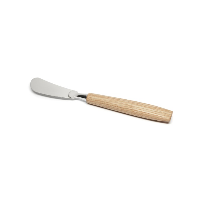 Bjørklund - Smørekniv Bjørklund L18 cm, Stål 18/0, eik, Blankpolert, natur