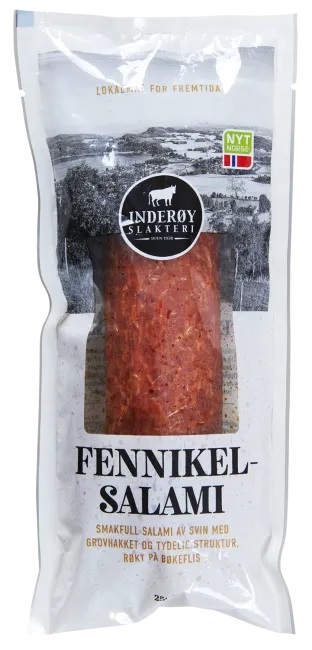 Inderøy Slakteri Fennikelsalami 250 g